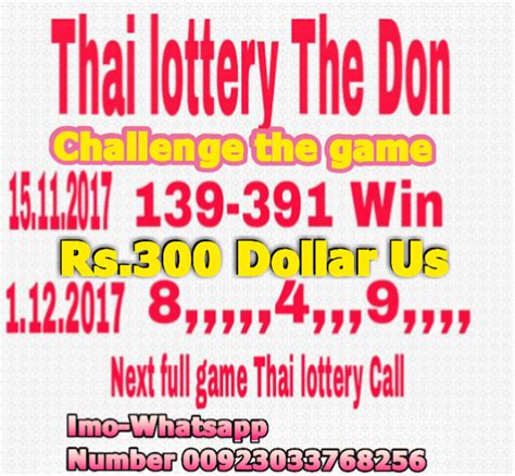 thai lottery ok free|Thai lottery .